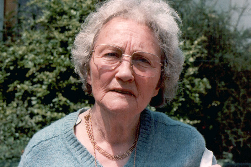 Gerda Alexander à Strasbourg en 1984